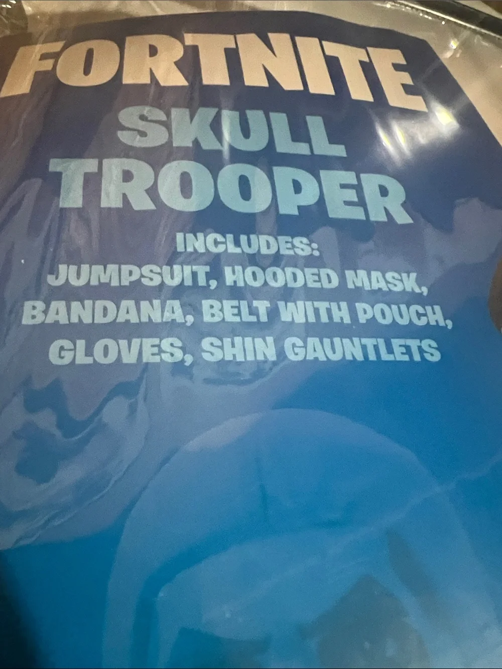 Fortnite skull Trooper costume youth Medium 8-10